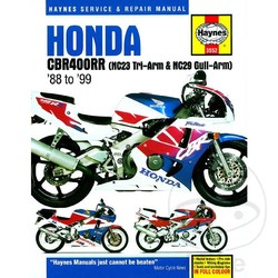 Reparatur Anleitung HONDA CBR400RR FOURS (88 - 99)