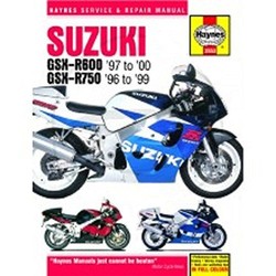 Repair Manual SUZUKI GSX-R600 & 750 1996 - 2000