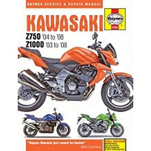 Haynes Repair Manual KAWASAKI Z750 & Z1000 2003 - 2008