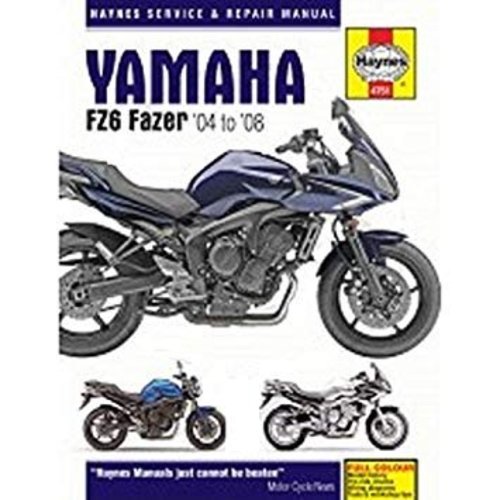 Haynes Werkplaatshandboek YAMAHA FZ6 FAZER 04 - 08