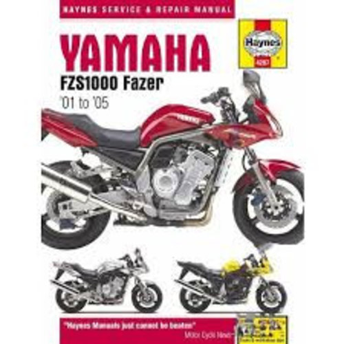 Haynes Repair Manual YAMAHA FZS1000 FAZER 2001 - 2005