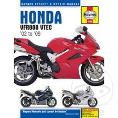 Haynes Repair Manual HONDA VFR800 V-TEC V-FOURS (02-09)