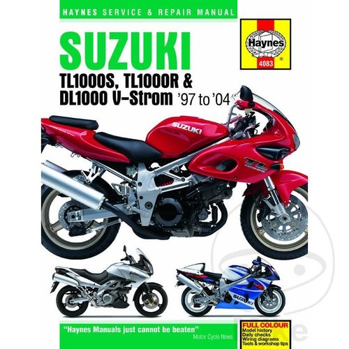 Haynes Manuel de réparation SUZUKI TL1000S/R & DL1000 V-STROM 1997 - 2004