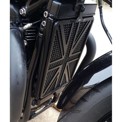 Motone Billet Radiator Guard Kit - Union Jack