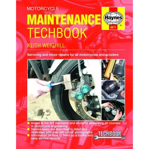 Haynes Werkplaatshandboek MOTORCYCLE MAINTENANCE TECHBOOK