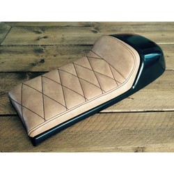 Selle Café Racer Diamond Stitch Vintage Brown Type 23