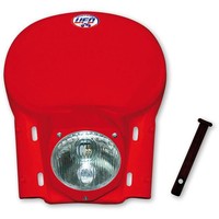 Koplamp vintage enduro rood