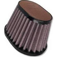 Filtre à air ovale avec sommet en cuir 54MM (select colour)
