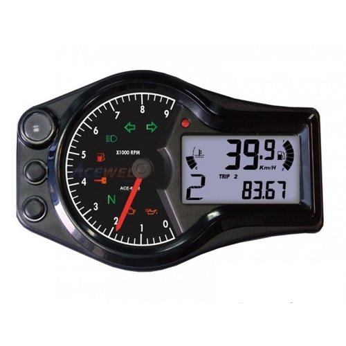 Acewell Digitaal Dashboard ACE-6X54 9000rpm