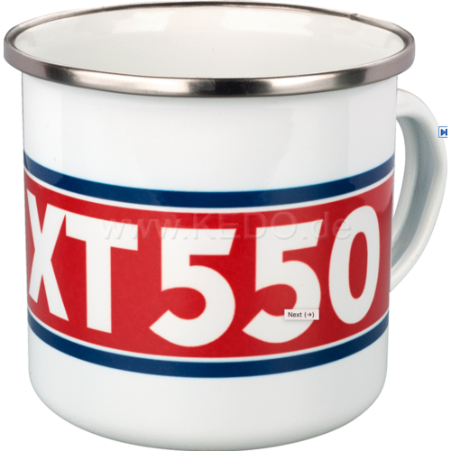 Kedo Tasse en émail Yamaha XT550