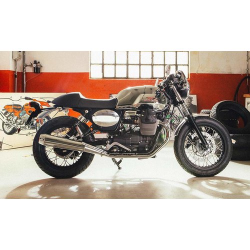 UNIT Garage Zijpanelen aluminium Moto Guzzi V7