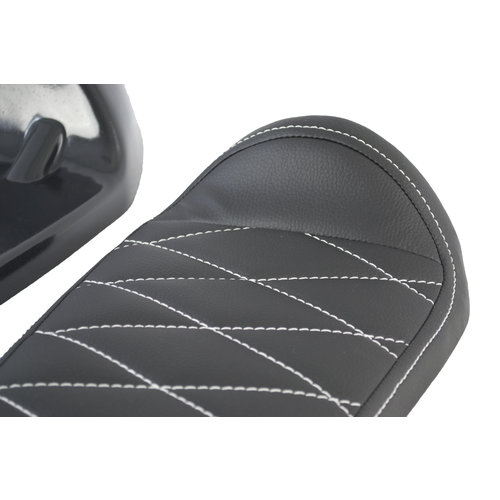 C.Racer Cafe Racer Sitzbank Diamond Schwarz Type 27