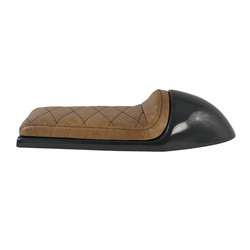 Selle marron Café Racer Diamon Stitch Type 30