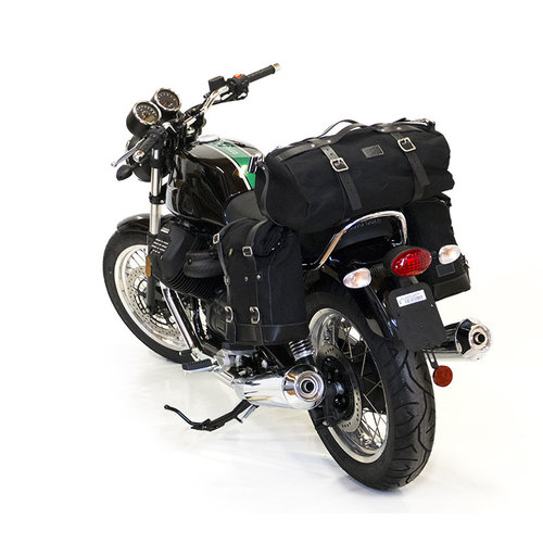 UNIT Garage Rechte Segeltuchtasche und Montagehalterung Moto Guzzi V7