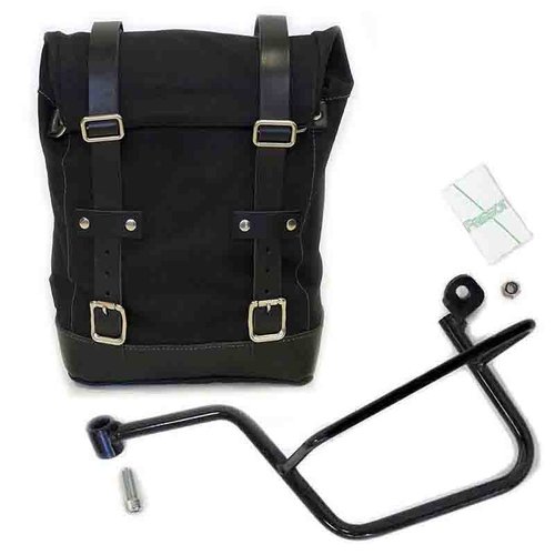 UNIT Garage Rechte Segeltuchtasche und Montagehalterung Moto Guzzi V7