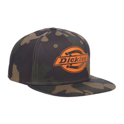 Dickies OAKLAND SNAPBACK CAP CAMO WITH ORANGE LOGO