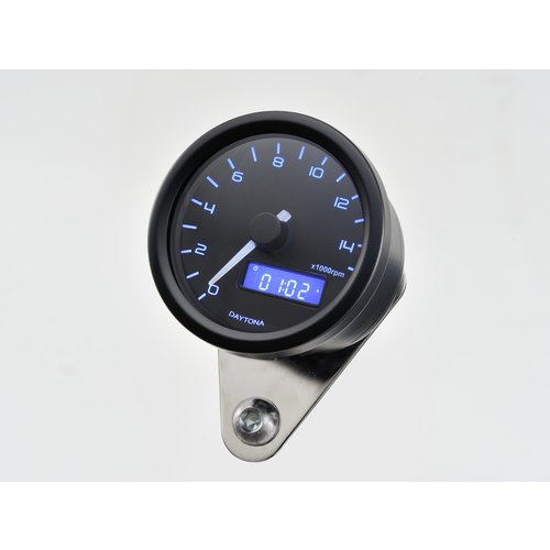 Daytona Velona 60MM blue Tachometer 15,000 RPM