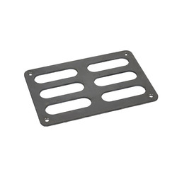 Support de plaque chromé universel 20 mm pour l'essieu arrière 