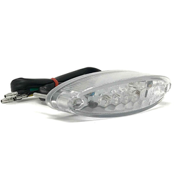 Tail Light LED Oval Clear