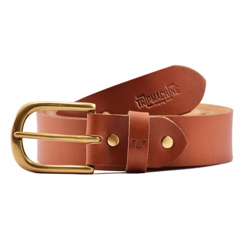 Trip Machine Ceinture en cuir vintage avec un ardillon