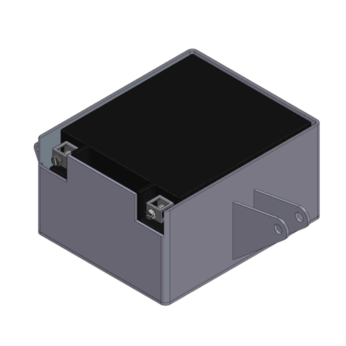 MCU Honda CX500 Accubak / Accuhouder Staal Type 1