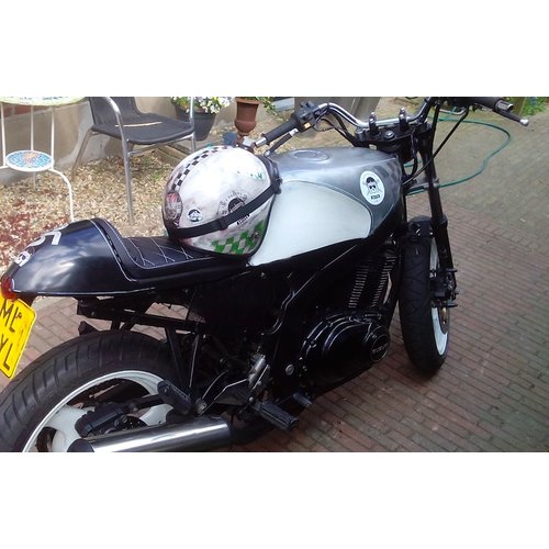 C.Racer Cafe Racer Sitzbank Diamond Schwarz Type 27