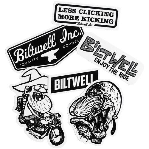 Biltwell Set d'autocollants Fartco