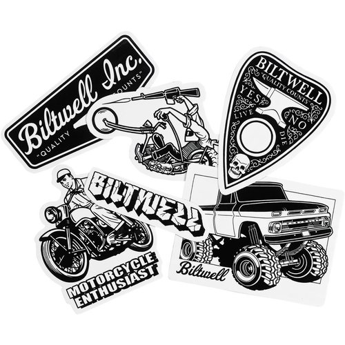 Biltwell Set d'autocollants Giant