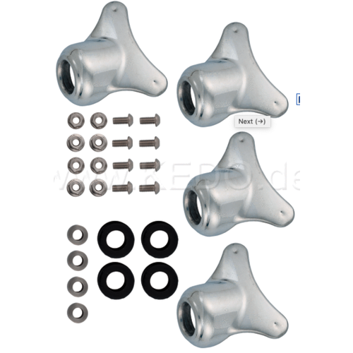 SR400/500 Support pour garde-boue
