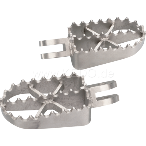 Kedo Wrenchmonkees "Monkeebeast" Toothed Driver's Footpegs, enduro-style