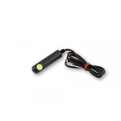 Lenkerendenspiegel CNC VICTORY-X mit LED Blinker Schwarz