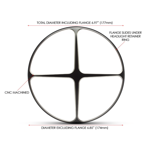 Cross Design Grid 7"