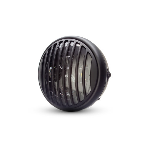 7  "Matte Black Multi Projektor LED Scheinwerfer +  Vent Cover