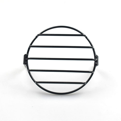 160MM Koplamp  STRIPES Rooster - Zwart