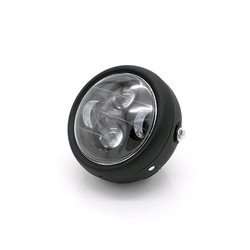 6.7" Matte Black Multi Projector LED Headlight