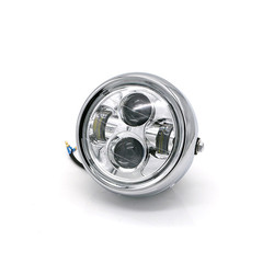 Phare à LED 6,7" avec multiprojecteur Chrome