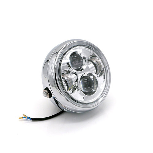 Phare à LED 6,7" avec multiprojecteur Chrome