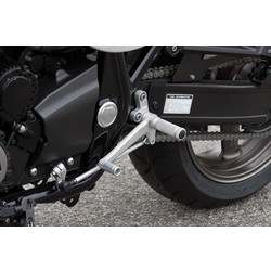 Yamaha XJR1300 95-16 Kit de commandes reculées Noires/Argent