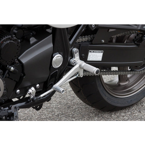 LSL Yamaha XJR1300 95-16 Fußrastenanlage Schwarz/Silber