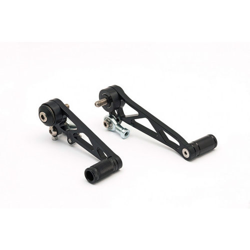 LSL Triumph Thruxton 04> Shift and Brake Pedal, long Black/Silver