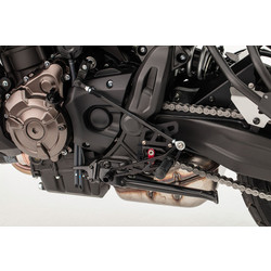 Yamaha MT-07/XSR700 2-Slide Fußrastenanlage Schwarz