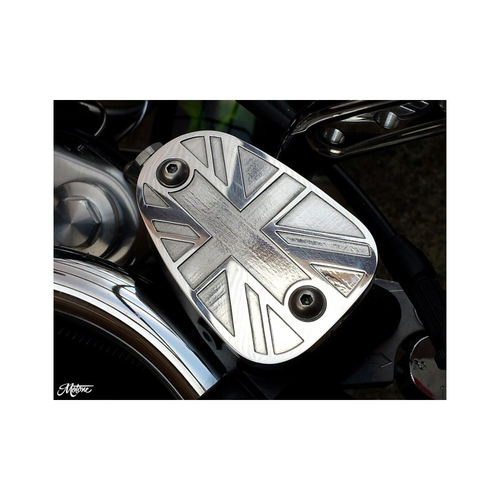 Motone Billet -Ölbehälterdeckel für Hauptbremszylinder - Union Jack