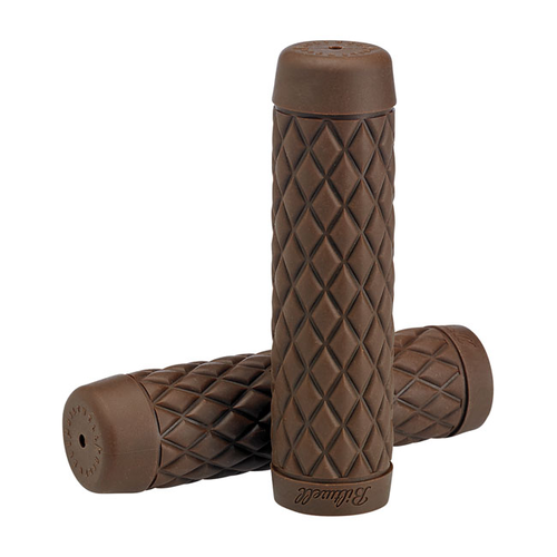 Biltwell 1" Torker Grips chocolate TPV