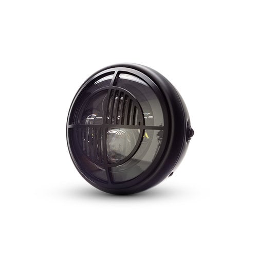 7 "Matte Black Multi Projektor LED Scheinwerfer +  Beemer Cover