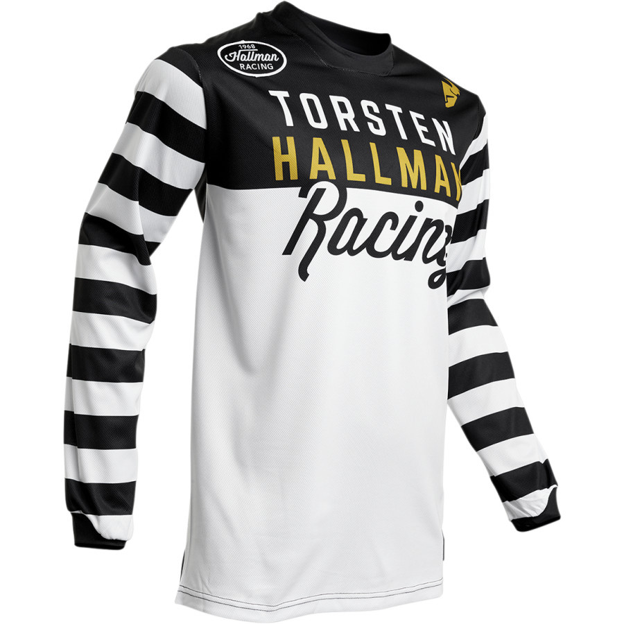 Thor Hallman Ringer Jersey S20 Black White Caferacerwebshop Com Thor Hallman Ringer Jersey S20 Black White Caferacerwebshop Com