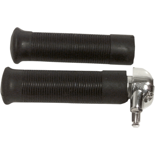 Emgo Twist Grip Set Universal Black & Chrome