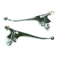 7/8" / 22mm Universele Koppeling & Remhendelset met 1-1/16" Draaipuntafstand, Chroom Afwerking