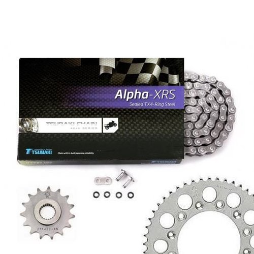 Tsubaki Chain / Sprocket Set 16/43/530 ALPHA XRS