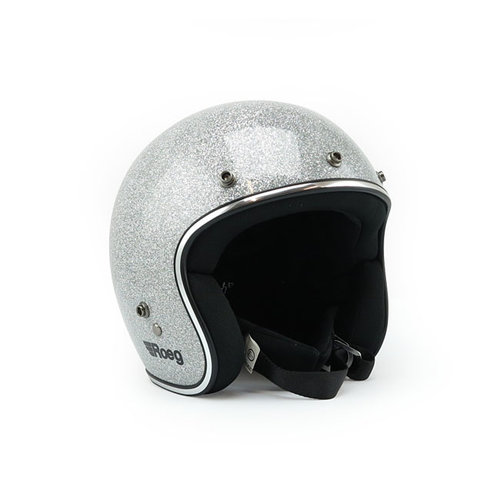 Roeg JETT HELMET Boule disco argent