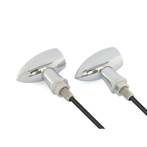 Chrome Mini LED Turn Signals type "Ladz"